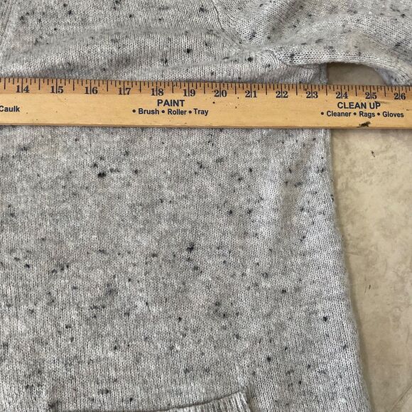Madewell Donegal Kent coziest yarn Oversized Size L speckled gray long line - Picture 11 of 16